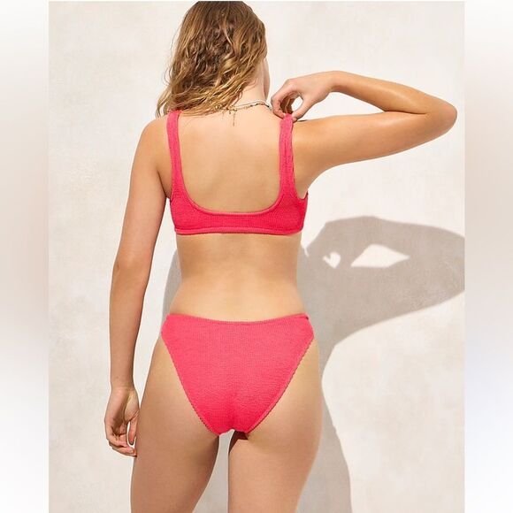 J Crew Ribbed High Rise Cheeky Bikini Bottom be808 XXL - Picture 4 of 8